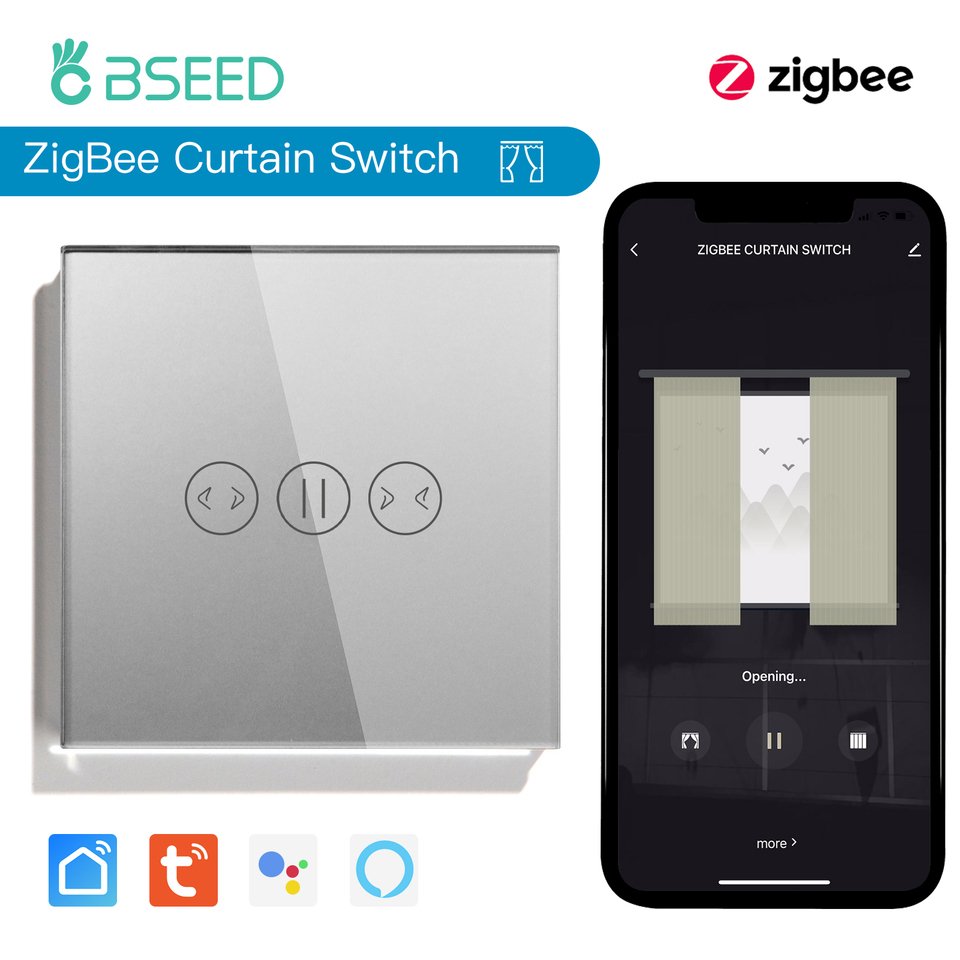 

Умный переключатель для штор BSEED Zigbee