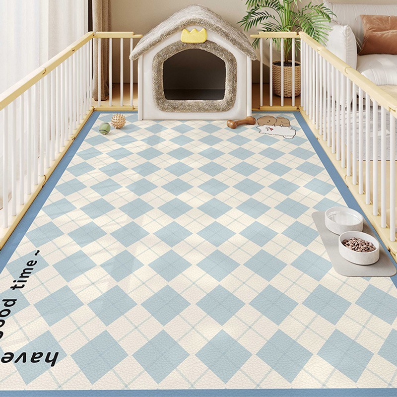 

Pet Cat Dog Floor Mat Pvc Waterproof Dirt-resistant Foot Mat Leather Nonslip Carpet for Kitchen Bathroom Balcony Rug Ковер 러그