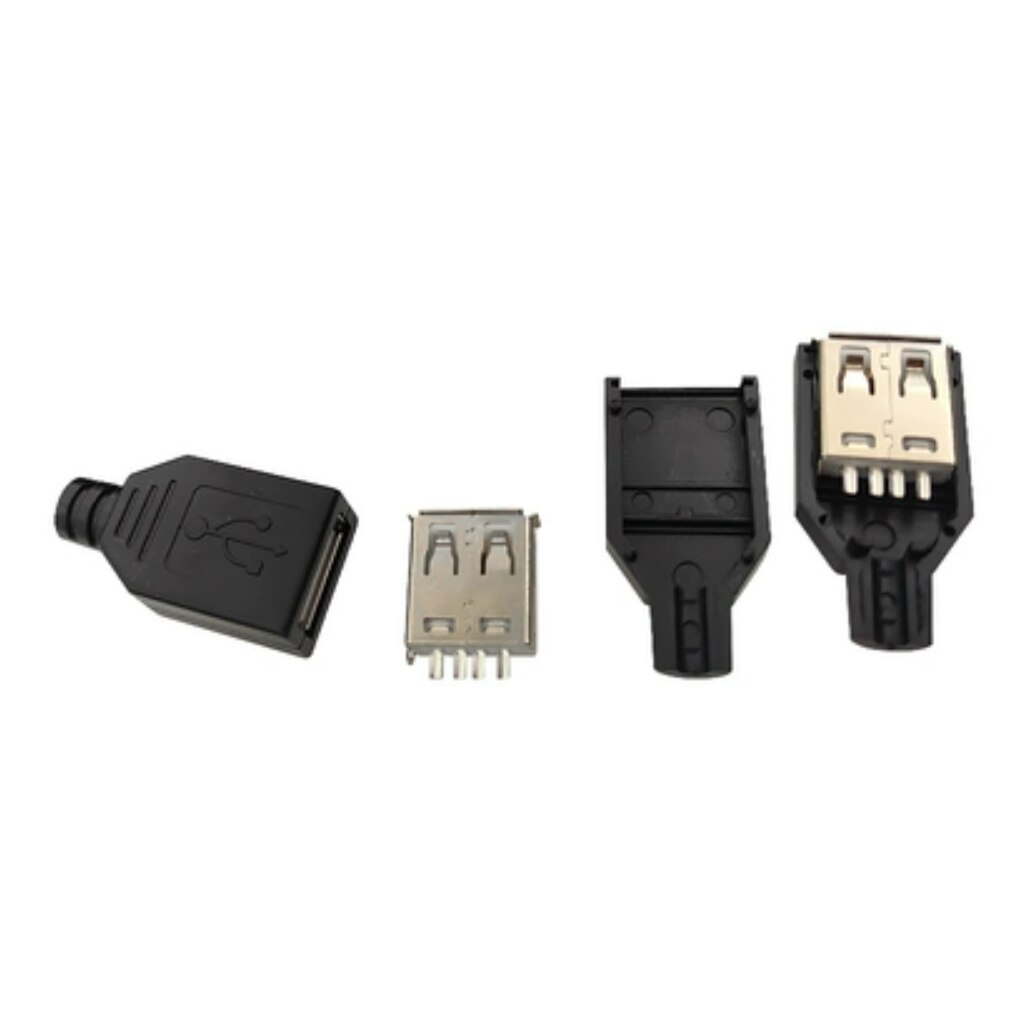 

10 шт./упаковка, Штекерный/гнездовой разъем USB