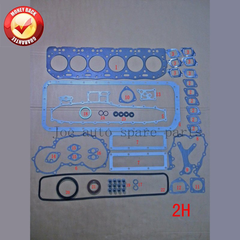 

Полный комплект прокладок двигателя 2H для Toyota LAND CRUISER/BANDEIRANTE 1982 л 3980CC 1990-04111 68021-04111 68022-04111 68020--