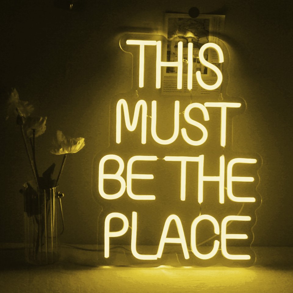 

Неоновая лампа ineonlife "This Must Be The Place"