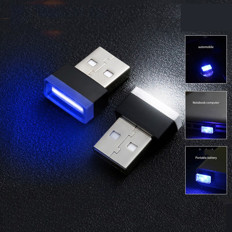 

Внутренняя Автомобильная Атмосферная Лампа Mini-USB, Светодиодное Декоративное Освещение Для Салона Автомобиля, Освещение ПК
