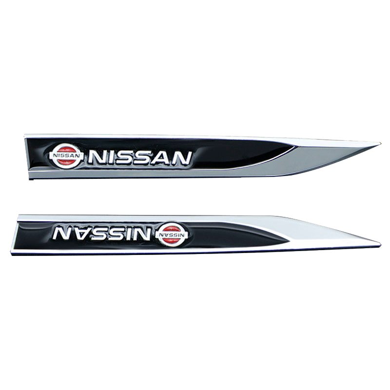 

2 шт., металлические 3d-наклейки для Nissan J10 X-Trail Qashqai Juke Leaf Micra NOTE