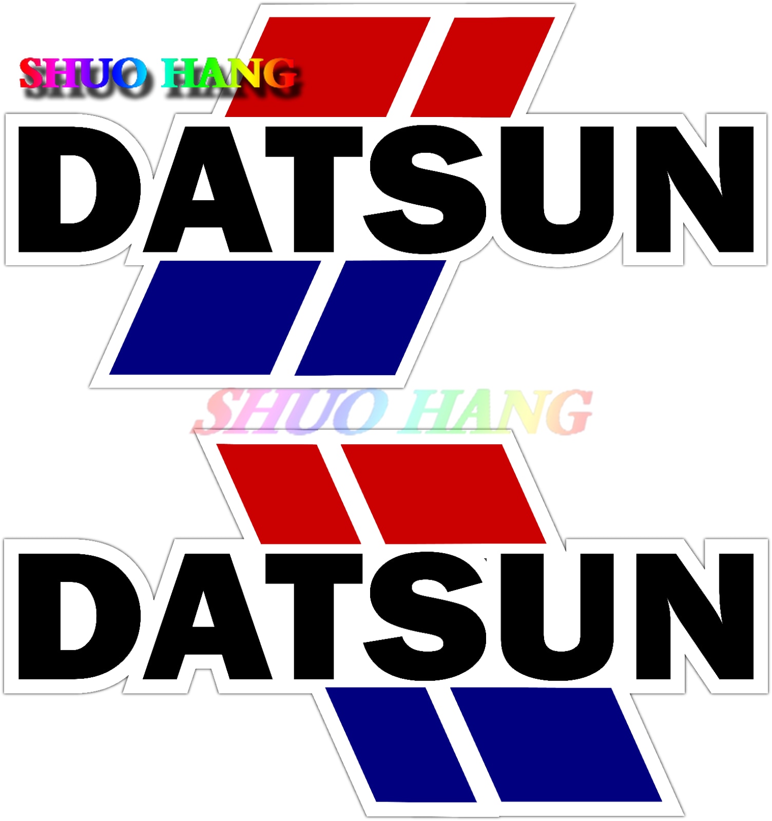 

Виниловая наклейка Datsun с японскими гоночными скоростями, Виниловая наклейка с логотипом грузовика, автозапчасти, бампер, мотоцикл, наклейка на окно из ПВХ