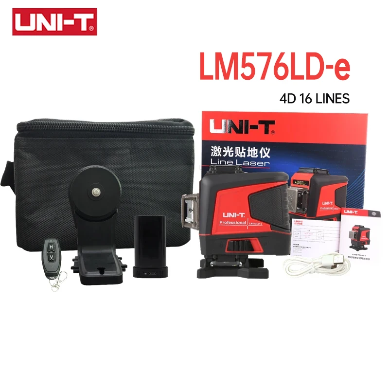 

UNI-T LM576LD лазерный уровень 4D 16 линий зеленый