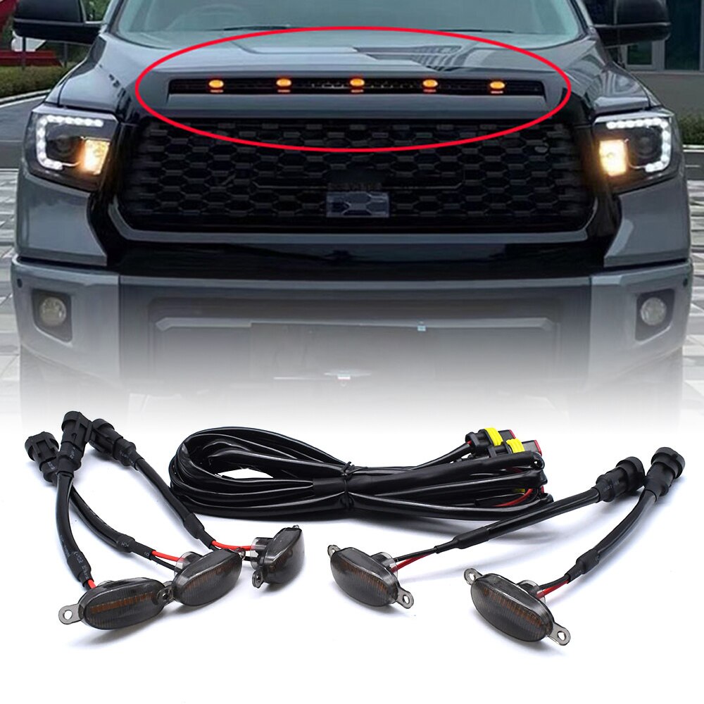 

5 шт., автомобильная Передняя решетка для Toyota Tundra 2008-2020