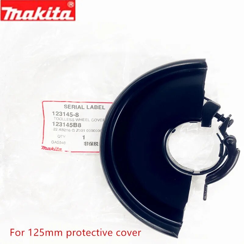 

Makita 5 ”/125mm защитная крышка колеса 123145-8 для GA5040 GA5040C01 GA5040X01 GA5041C GA5040R DGA504 9565CR, защитная крышка для колеса