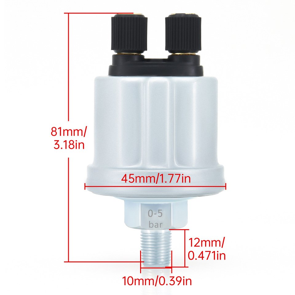 

Датчик давления масла двигателя Racing 1/8 NPT, датчик давления масла для 0-5 бар