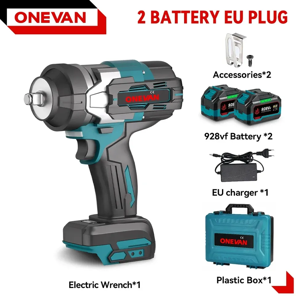 

ONEVAN 2800N.M бесщеточный электрический ударный гайковерт 1/2 дюйма аккумуляторная отвертка ключ электроинструменты для Makita 18 В аккумуляторный штифт