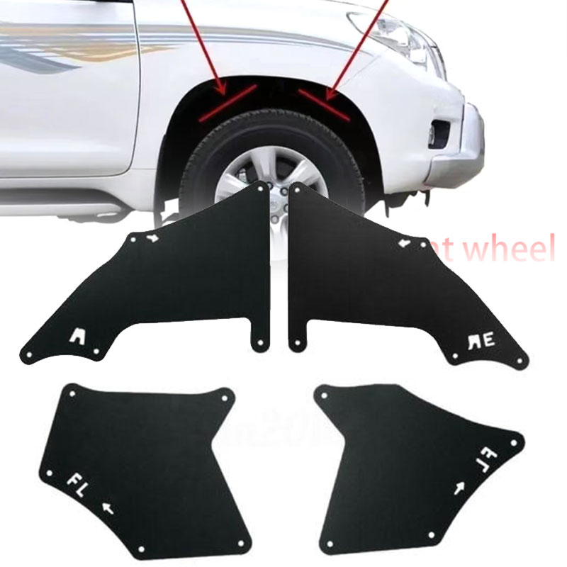 

4x уплотнение крыла переднего колеса для Toyota Prado LC150 LC120 2003-2018 фартук вкладыш крыла уплотнитель клапана брызговик автомобильные аксессуары