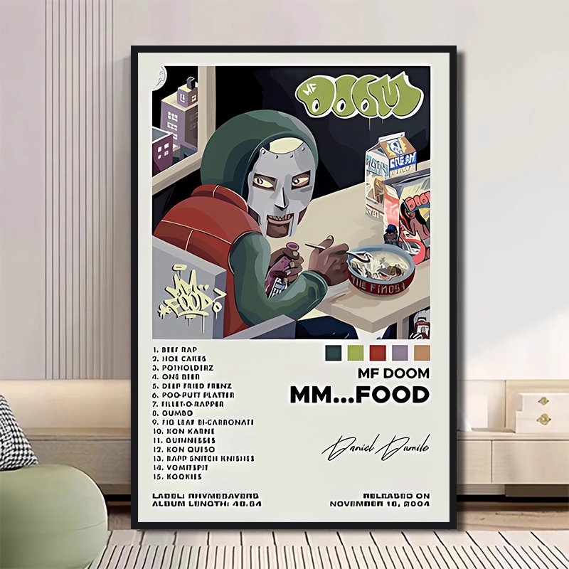 

MF Doom Art Poster, печать на холсте