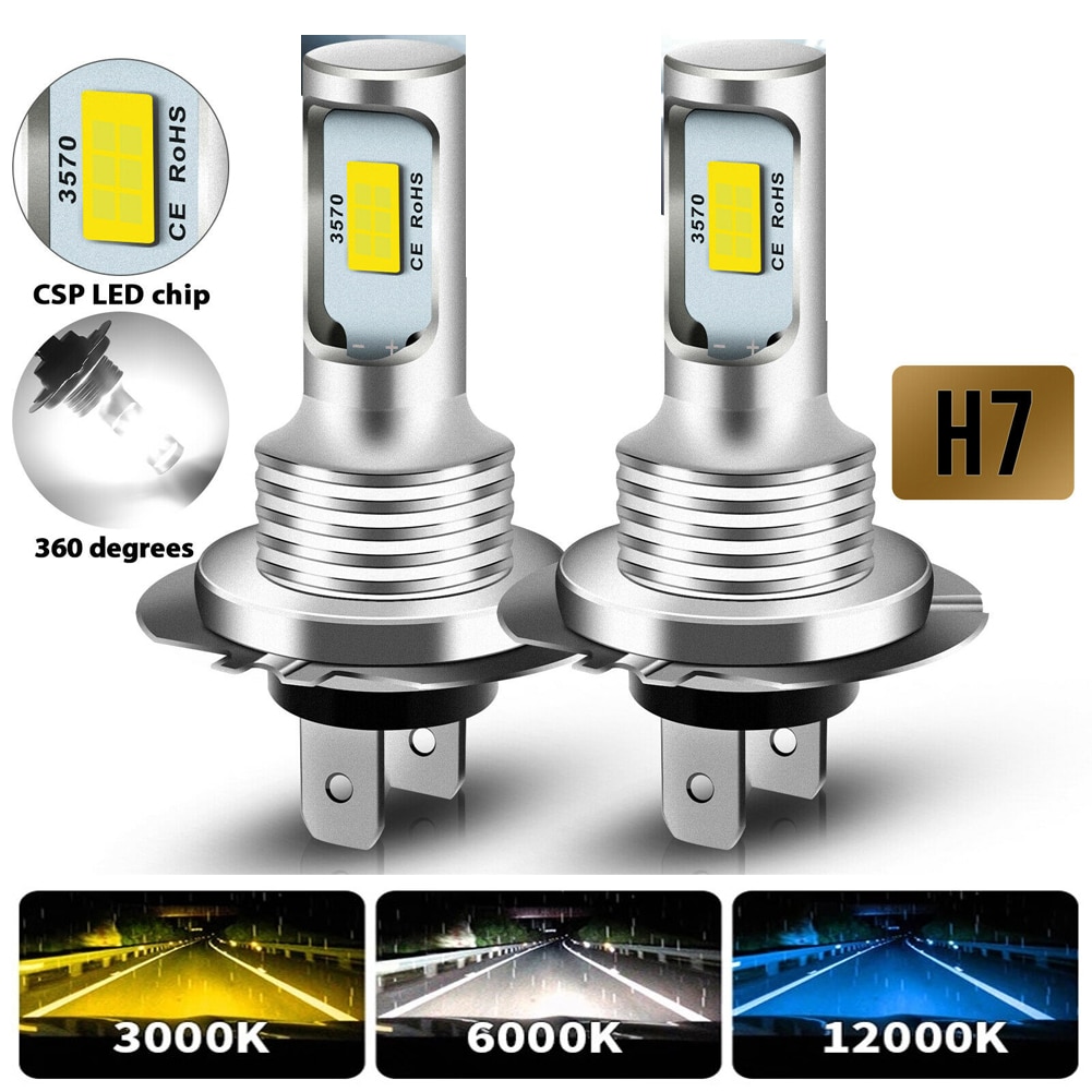 

Светодиодный H7 20000LM 4300K 8000K 3000K HB3 HB4 9005 9006 H3 H1 H8 H4 H11 H9 Turbo Canbus Светодиодные автомобильные фары CSP CHIP Противотуманные фары
