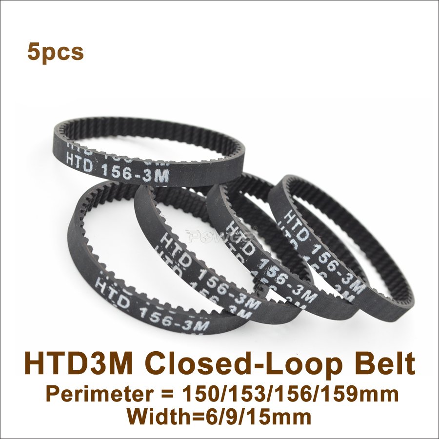

POWGE Резиновые ремни ГРМ HTD3M 5 шт.