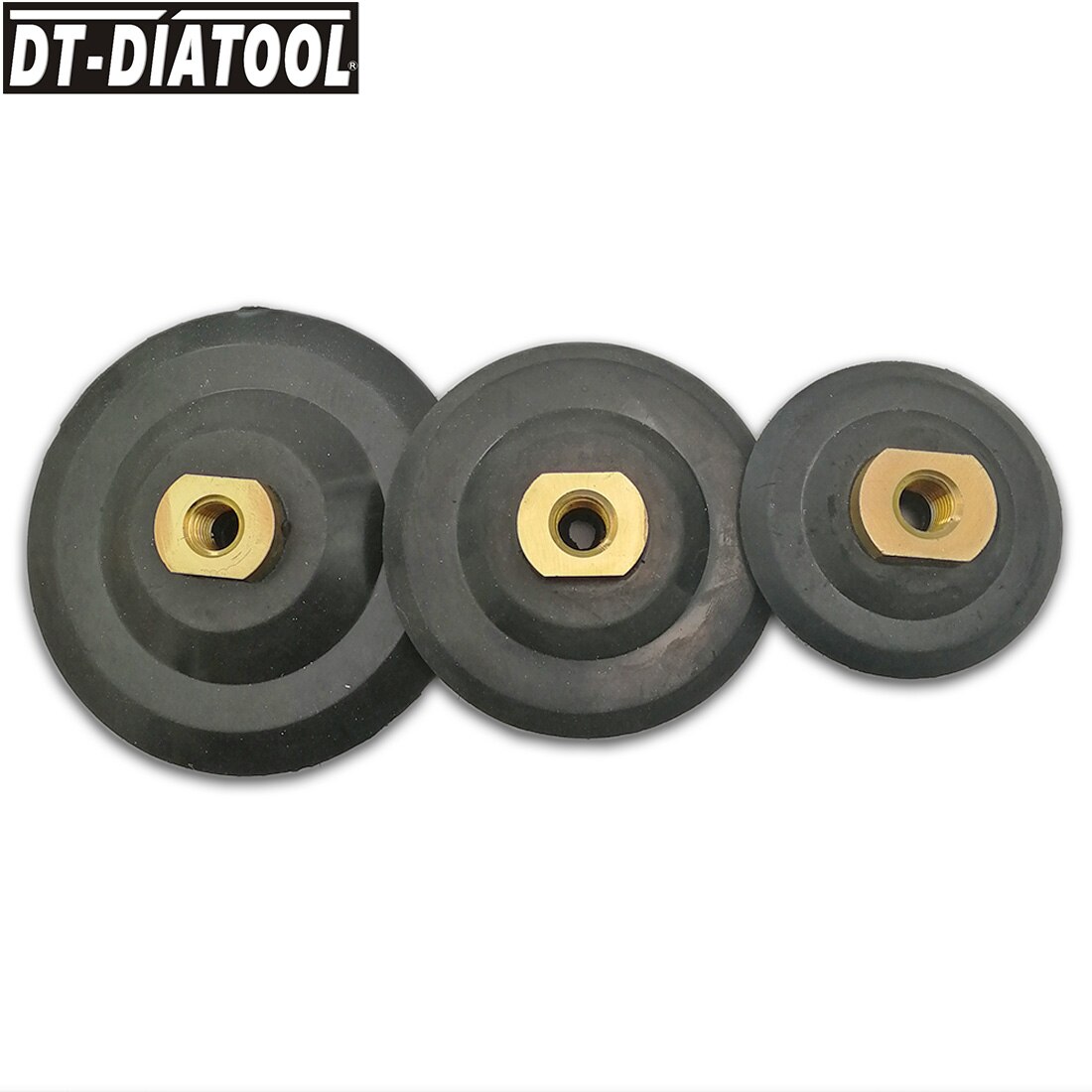 

DT-DIATOOL 1 шт. M14 или 5/8-11 Диаметр 80/100/125 мм Накладка на резиновой основе 3 "/4"/5" Алмазные полировальные подушечки