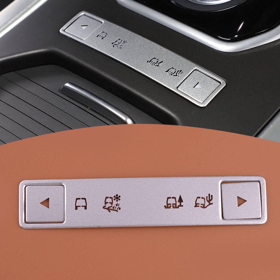 

1 комплект, наклейка на кнопку с серебряным сплавом, подходит для Land Rover Range Rover Evoque 2013 2014 2015 2016 2017 2018 2019