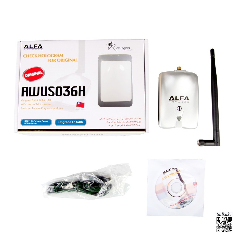 

Беспроводная сетевая карта RTL8187 ALFA AWUS036H