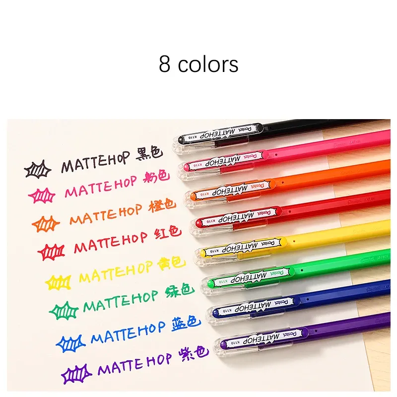 

Гелевые ручки Pentel Arts Hybrid MATTEHOP 1.0 мм 14 цветов
