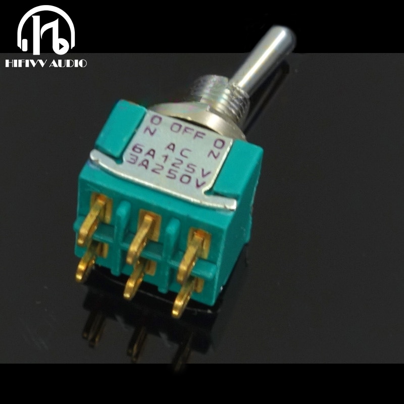 

HIFI аудио усилитель переключатель MTE 206p абсолютно новый оригинальный японский кулисный переключатель 250В 3A 6 золотых контактов