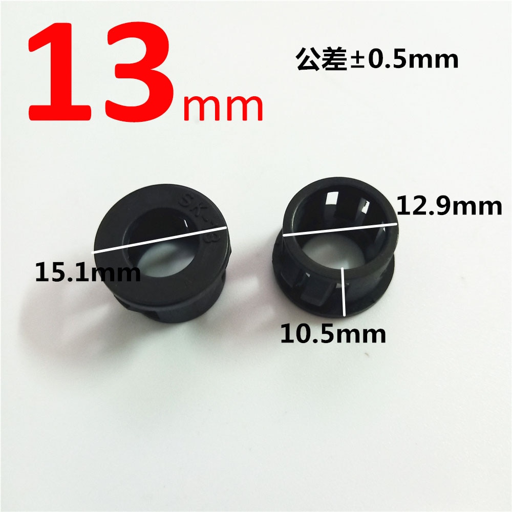 

Черный нейлоновый круглый заглушка для отверстий Outlet Seal Ring Hole Plug