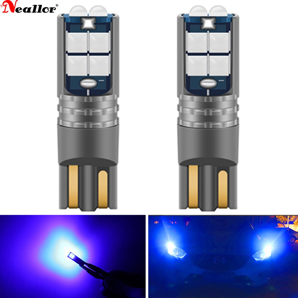 

2x T10 W5W 194 168 Led Canbus без ошибок для интерьера автомобиля фонарь T10 10 SMD 501 чип Белый инструмент лампочка лампа красный оранжевый