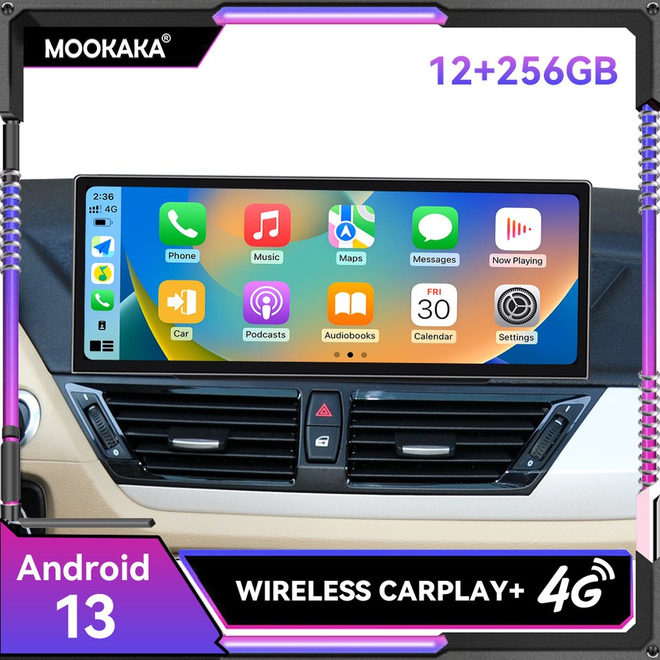

12,3 "Новая система ID6 ID7 ID8 UI Android Беспроводная система Carplay AUTO для BMW X1 E84 2009-2015 лет GPS NAVI Автомобильные видеоплееры GPS NAVI