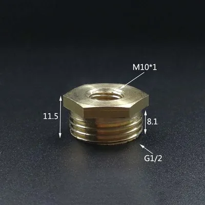 

Пневматический манометр-переходник M10x1 M14x1.5 M20x1.5 1/4'' 1/2'' 3/4'' 1''