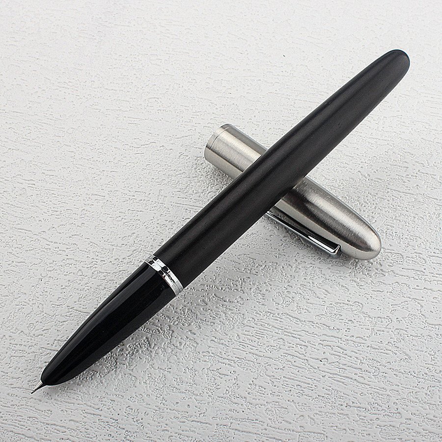 

JINHAO 51A деревянная перьевая ручка стальной колпачок совершенно новый 0,38 мм/0,5 мм чернильная ручка Nib