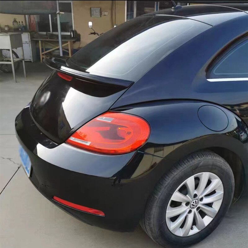 

Для Volkswagen Beetle 2013-2016 ABS задняя крышка багажника автомобиля комплект кузова спойлер крылья черный карбон тюнинг внешние аксессуары