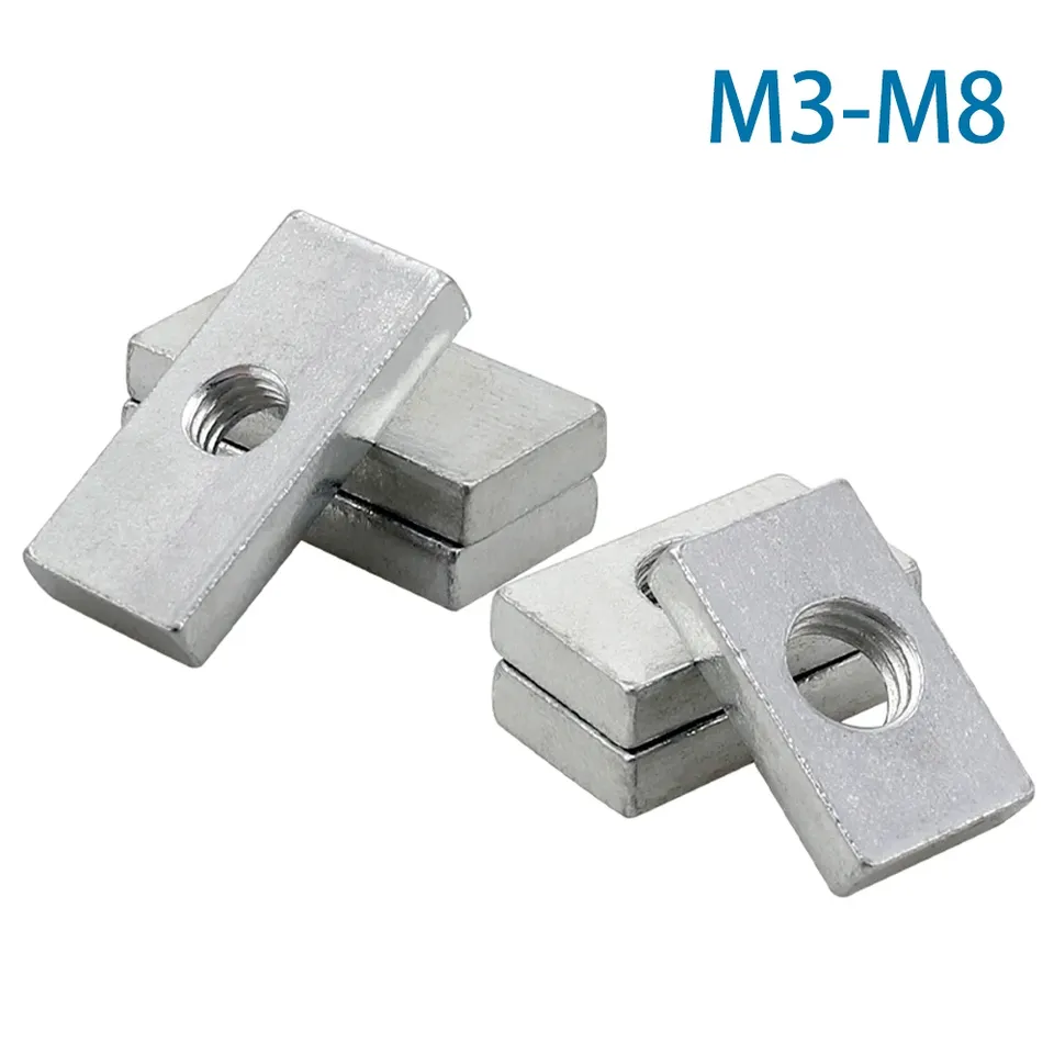

Квадратные гайки M3-M8 оцинкованные углеродистая сталь