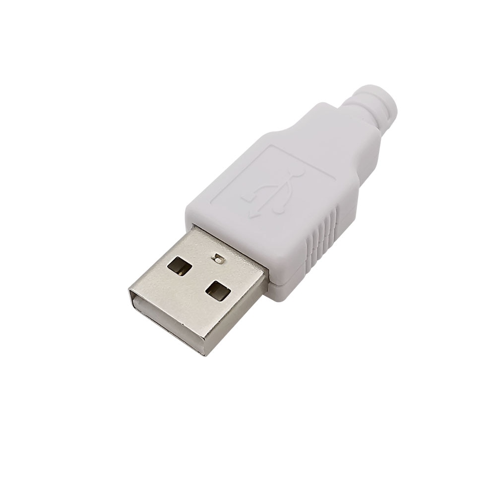 

USB разъемы Type-A 4-контактные набор DIY черный/белый