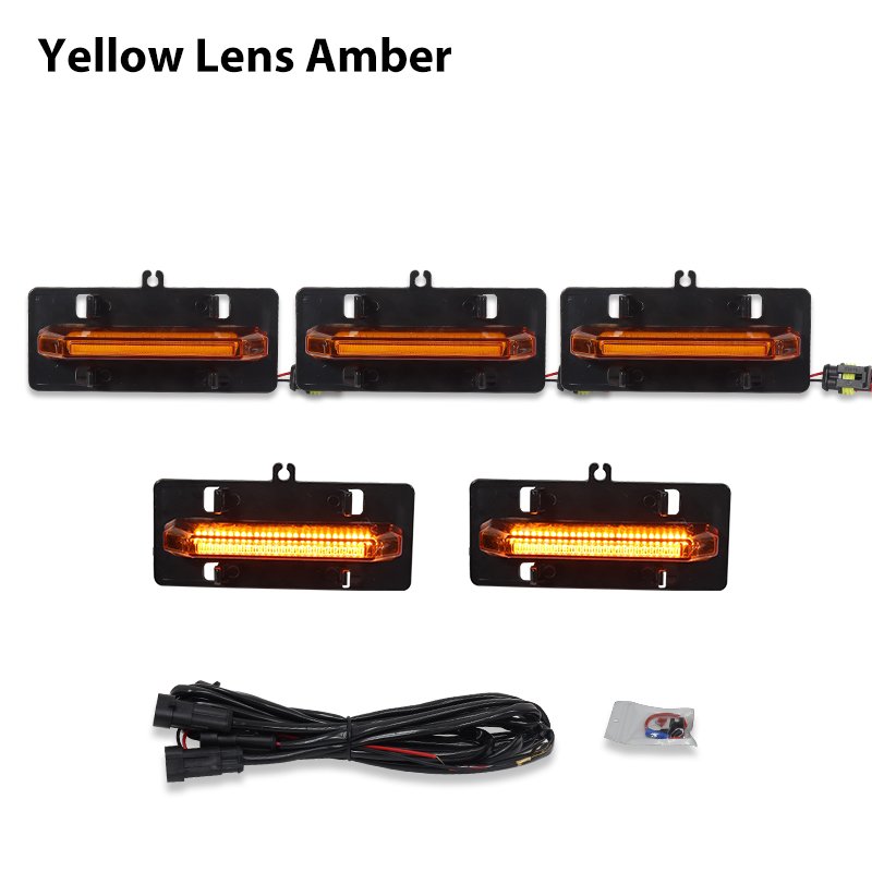 

Светодиодные Дневные Ходовые Огни Для Ford F150 XL/XLT 2021-2023, Освещение Передней Решетки Желтого Цвета, Решетка Радиатора