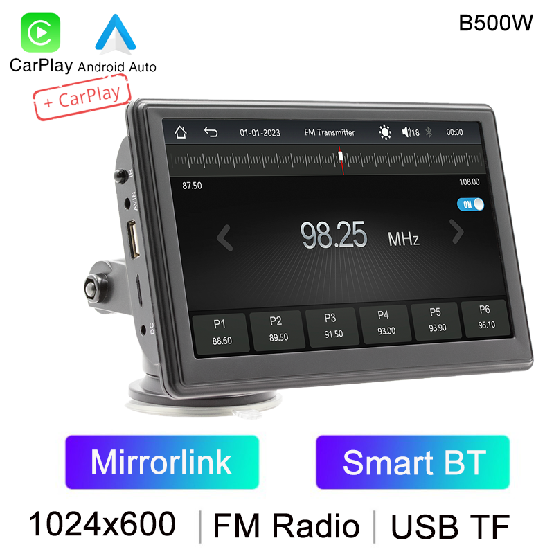 

Автомобильный MP5-плеер BQCC, Портативный 7-дюймовый HD IPS-дисплей С Mirrorlink, Bluetooth, FM, USB, Поддержка Wi-Fi Для And...