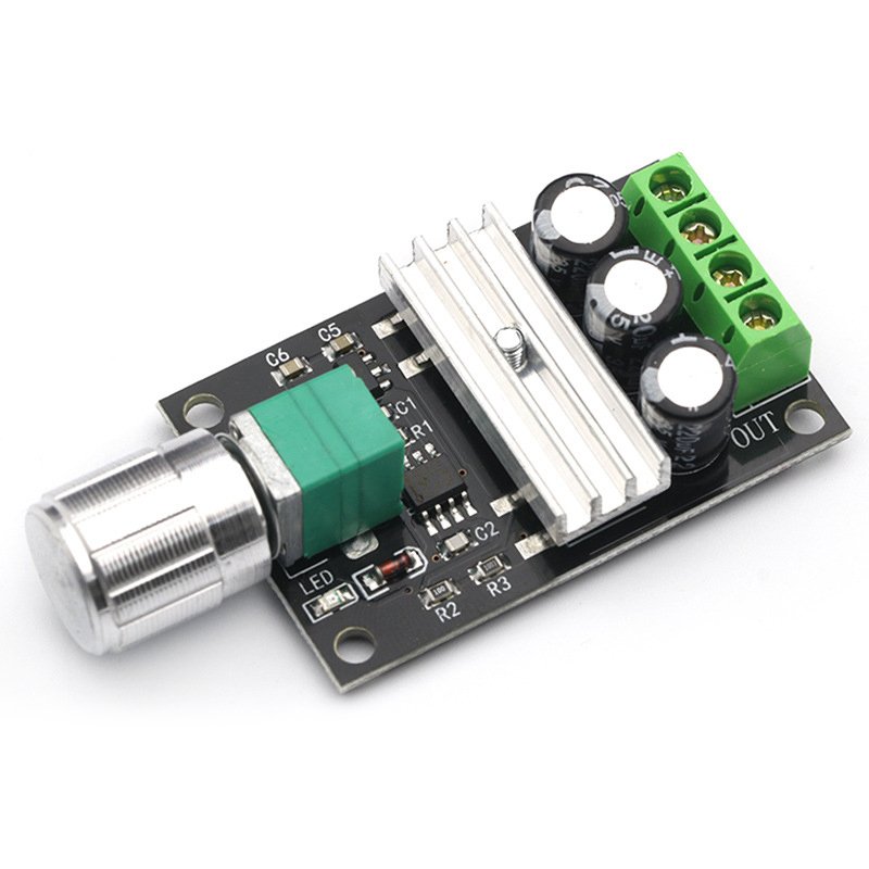 

PWM контроллер скорости двигателя 6-28В 3A