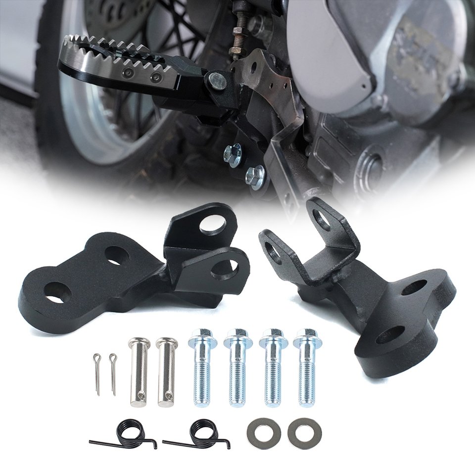 

Опускающие крепления подножки, пригодные для Suzuki DR650 DR 650 1990-2020 2021 2022 2023 2024, аксессуары для мотоциклов, комплекты опускания подножки