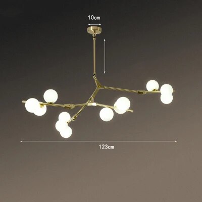 

TAONUANSHU Скандинавская люстра LED 24 головы