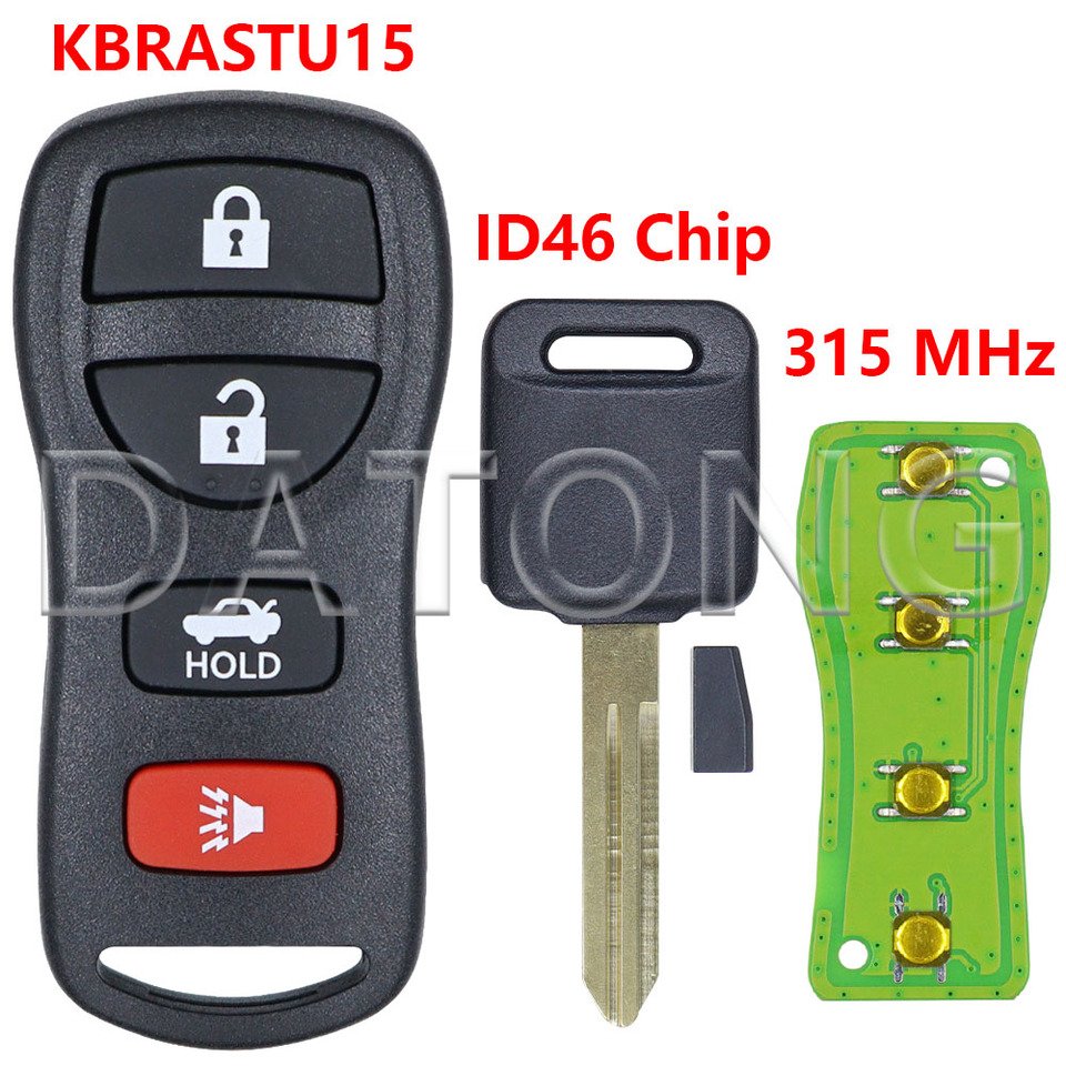 

Datong автомобильный FCCID KBRASTU15 315 МГц дистанционный ключ для Nissan Altima Maxima Xterra Murano Armada Pathfinder Versa Frontier Infiniti