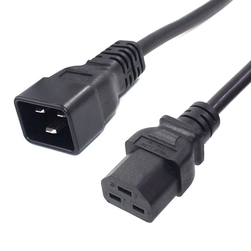 

IEC32 C20 к C21 папа к C19 Женский Кабель питания компьютера 16A 250 В AC свинцовый шнур для сервера PDU/UPS шнур питания 3g1.5мм