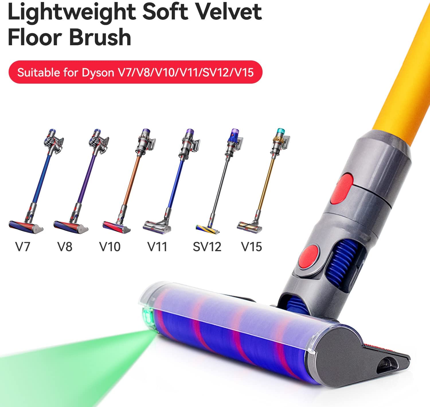 

Мягкая насадка на ролик для Dyson V7 V8 V10 V11 SV12 V15