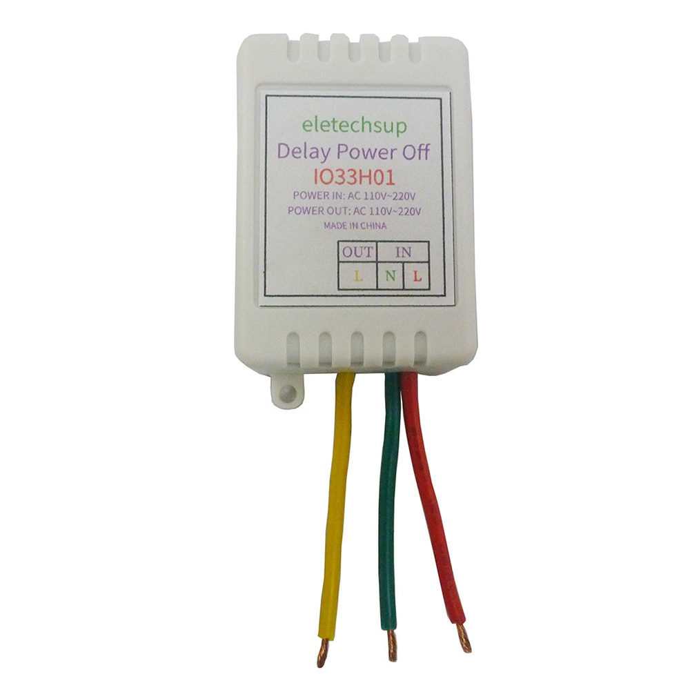 

Gaqqee AC110-220V Timer Adjustable Off Delay Controller