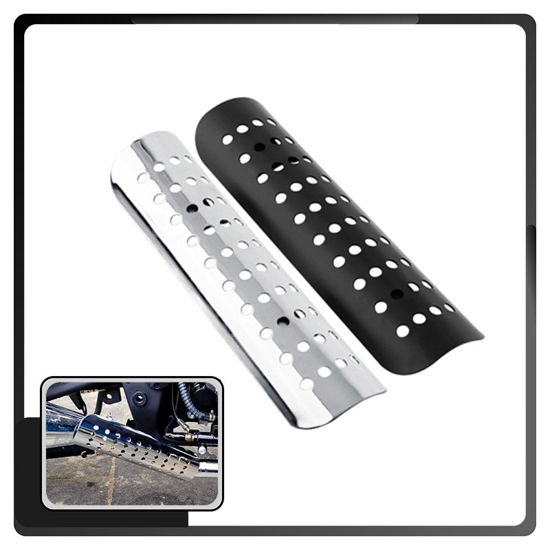 

Универсальный теплозащитный экран выхлопной трубы мотоцикла, защита глушителя/защита - аксессуары для мотоциклов, Harley, Honda, Yamaha