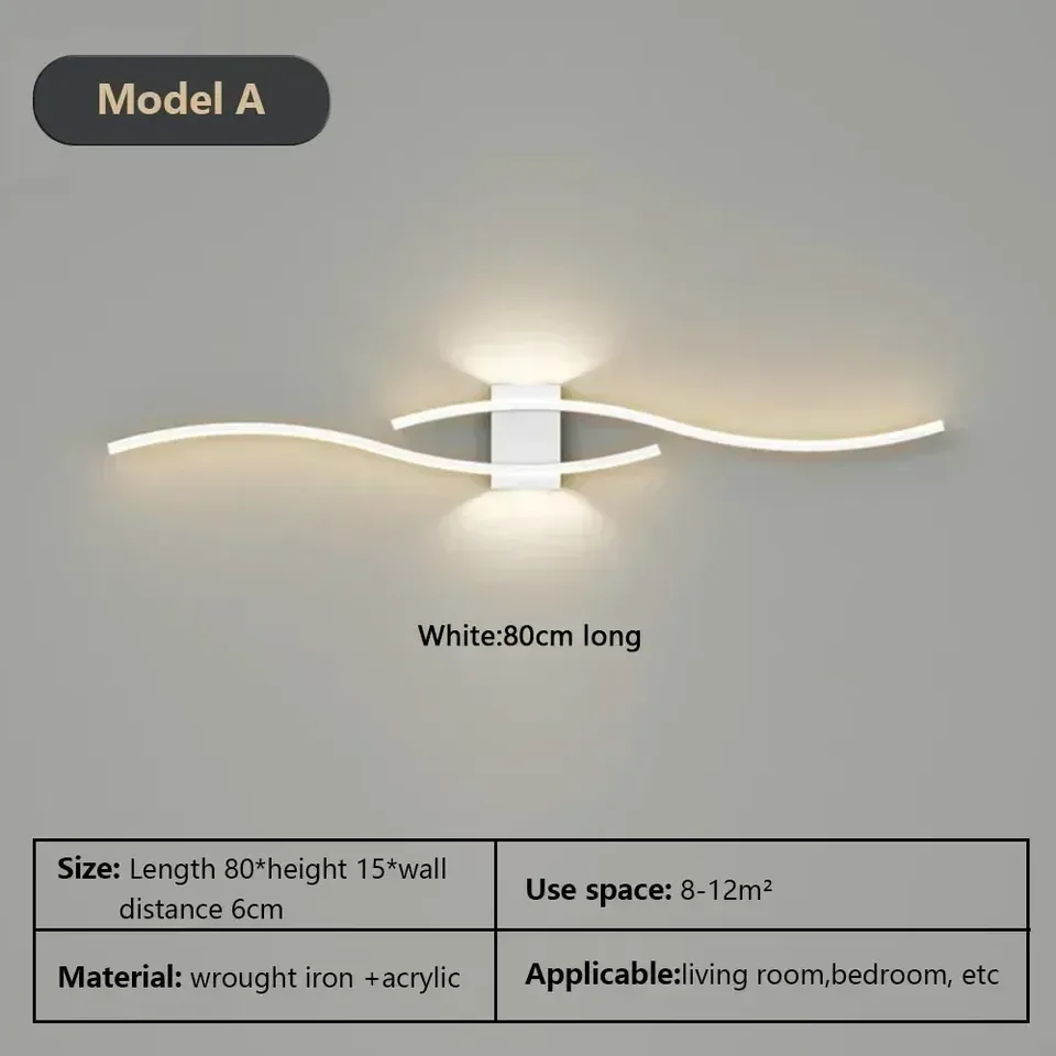 

Настенный светильник Sanoni LED черный белый золото