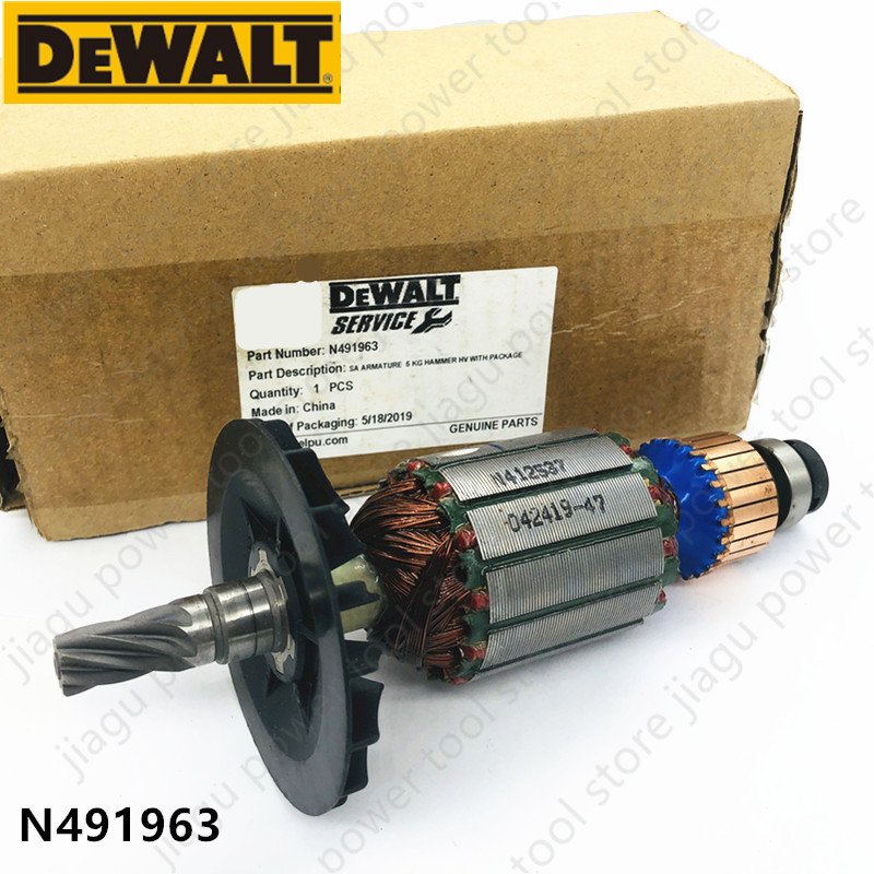 

Ротор якоря 220-230 В для Dewalt D25481 D25810 D25811, детали электроинструмента