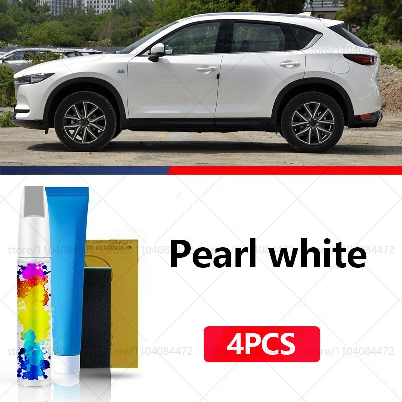 

Ручка для ремонта автомобильной краски для Mazda CX-3 2015-2025 годов, аксессуары для ремонта царапин, 4 шт., белый, 51 К, синий, 42 м, серебристый, 45P, черный, 41 Вт, красный