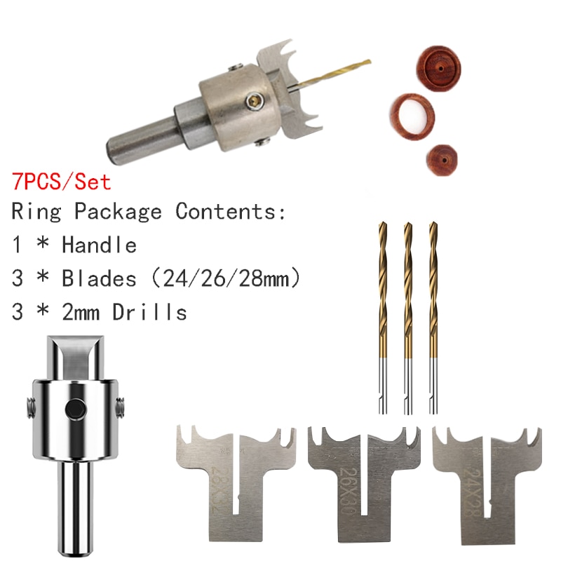 

Кольцевые сверла Boboaldo Premium Finger Ring Drill Bit 24/26/28 мм