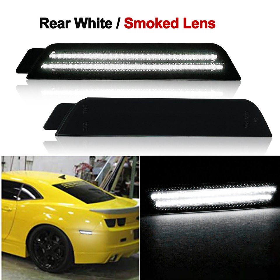 

Для Chevrolet Camaro 2010 2011 2012 2013 2014 2015 автомобиля передний/задний светодиодный бампер боковой габаритный указатель поворота крыло сильфонный фонарь