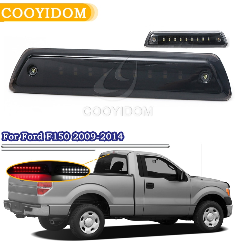 

Для 2009-2014 Ford F150 светодиодный 3-й третий тормозной светильник сигнал заднего хода светильник дым/прозрачный для F-150 2009 2010 2011 2012 2013 2014