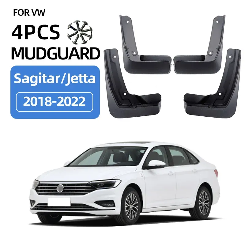 

Автомобильные брызговики, брызговики против брызг для VW Volkswagen Jetta 2018-2022, передние и задние колеса, автомобильные аксессуары, 4 шт.