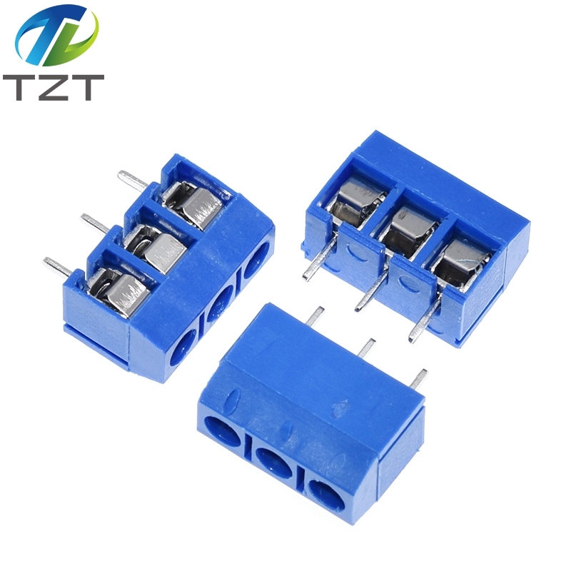 

10 шт. разъем с винтовой клеммой TZT teng KF301-3P