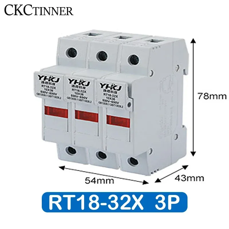 

Держатель плавкого предохранителя медный 1P 2P 3P 4P DIN rail