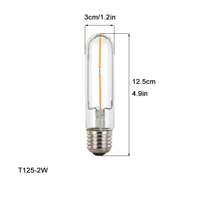 

Светодиодная лампа GY T10 T185 T225 T30 T300 6000К 4-8 Вт